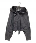 adidasアディダス）の古着「ルーシュ ライト ボンバージャケット」｜グレー