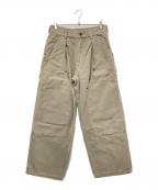 JOURNAL STANDARD relumeジャーナルスタンダード レリューム）の古着「フェードダック ダブルニーパンツ」｜ベージュ