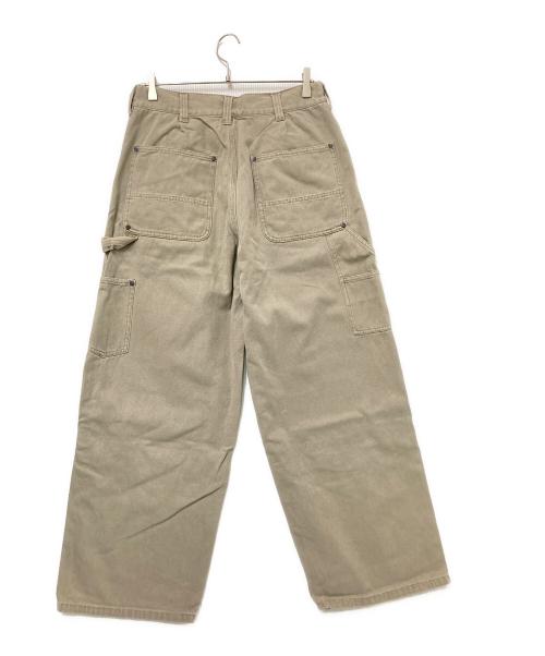 JOURNAL STANDARD relume（ジャーナルスタンダード レリューム）JOURNAL STANDARD relume (ジャーナルスタンダード レリューム) フェードダック ダブルニーパンツ ベージュ サイズ:Mの古着・服飾アイテム