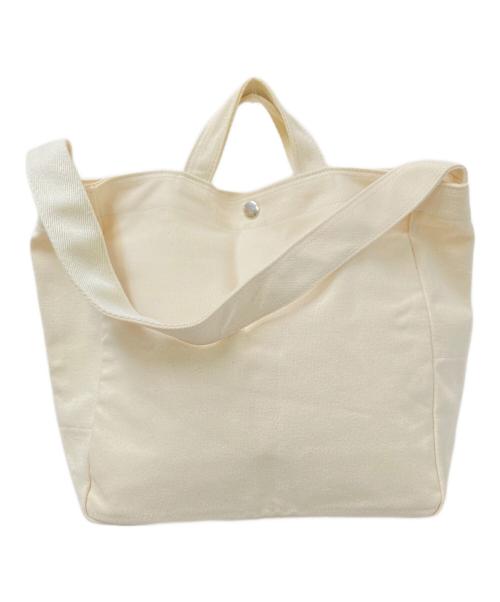 PORTER（ポーター）PORTER (ポーター) CASE LOWERCASE 2WAYキャンバストートバッグ ベージュ×ブラック サイズ:下記参照の古着・服飾アイテム