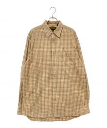 Timberland（ティンバーランド）の古着「チェックシャツ」｜ベージュ