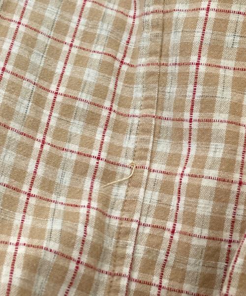 Timberland（ティンバーランド）Timberland (ティンバーランド) チェックシャツ ベージュ サイズ:Lの古着・服飾アイテム