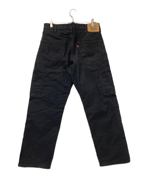 LEVI'S（リーバイス）LEVI'S (リーバイス) ダブルニーペインターパンツ ブラック サイズ:W33×L30の古着・服飾アイテム