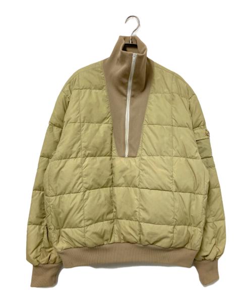 Eddie Bauer（エディーバウアー）Eddie Bauer (エディーバウアー) キルティングプルオーバーダウンジャケット ベージュ サイズ:下記参照の古着・服飾アイテム