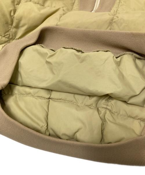 Eddie Bauer（エディーバウアー）Eddie Bauer (エディーバウアー) キルティングプルオーバーダウンジャケット ベージュ サイズ:下記参照の古着・服飾アイテム