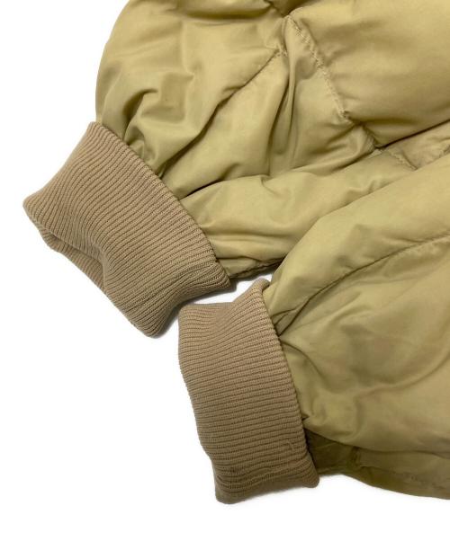 Eddie Bauer（エディーバウアー）Eddie Bauer (エディーバウアー) キルティングプルオーバーダウンジャケット ベージュ サイズ:下記参照の古着・服飾アイテム