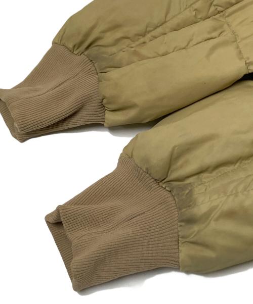 Eddie Bauer（エディーバウアー）Eddie Bauer (エディーバウアー) キルティングプルオーバーダウンジャケット ベージュ サイズ:下記参照の古着・服飾アイテム