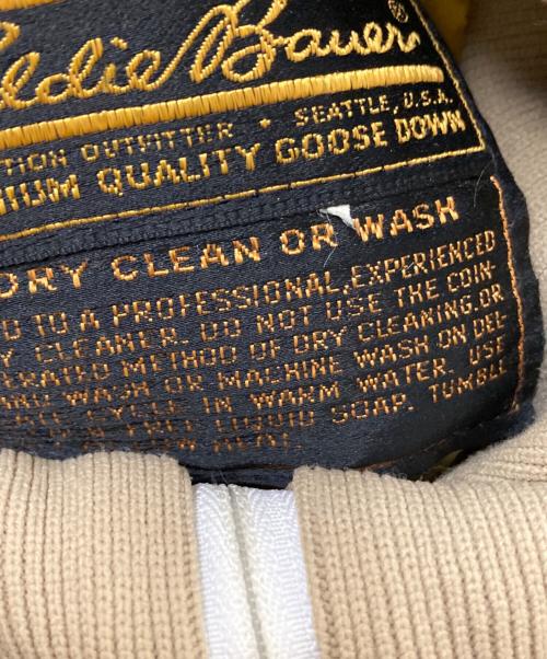 Eddie Bauer（エディーバウアー）Eddie Bauer (エディーバウアー) キルティングプルオーバーダウンジャケット ベージュ サイズ:下記参照の古着・服飾アイテム