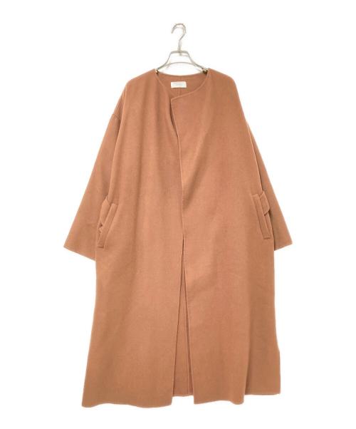 KAGURE（カグレ）KAGURE (カグレ) ウールガウンコート ブラウン サイズ:Fの古着・服飾アイテム