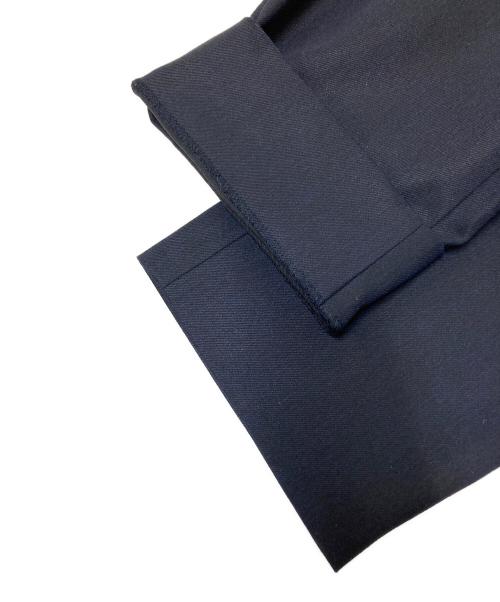 COLON（コロン）COLON (コロン) Super100'sウールカルゼ2プリーツセミワイドパンツ ネイビー サイズ:2の古着・服飾アイテム