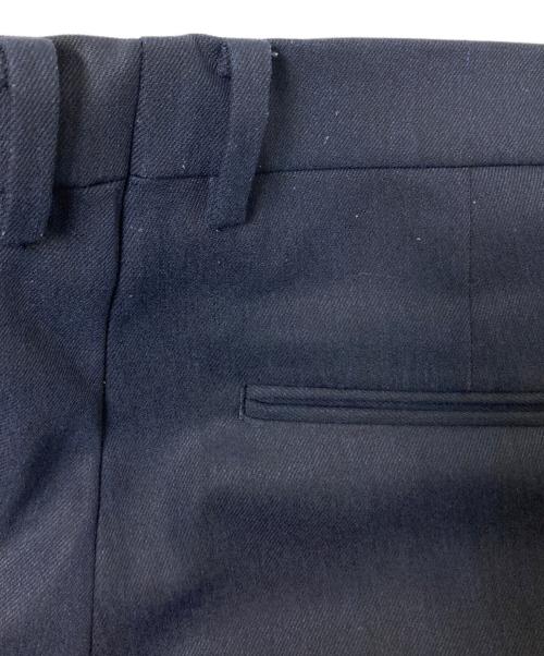 COLON（コロン）COLON (コロン) Super100'sウールカルゼ2プリーツセミワイドパンツ ネイビー サイズ:2の古着・服飾アイテム