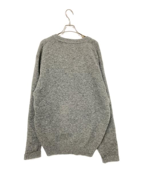 PENDLETON（ペンドルトン）PENDLETON (ペンドルトン) 90‘Sシェットランドウールカーディガン グレー サイズ:Lの古着・服飾アイテム