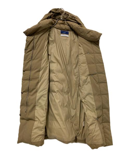 SHIPS（シップス）SHIPS (シップス) フードロングダウン ブラウン サイズ:36の古着・服飾アイテム