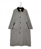 ticcaティッカ）の古着「リバーシブルコート」｜ホワイト×ベージュ