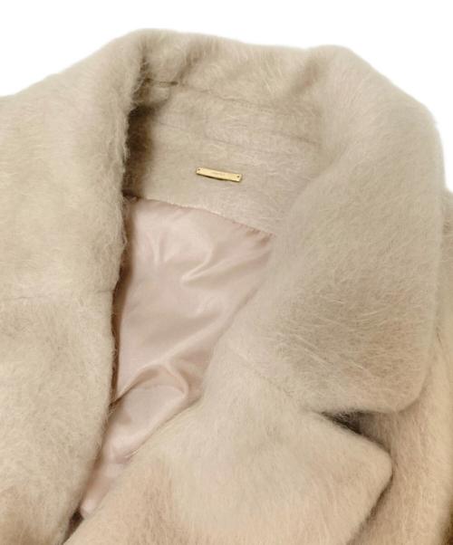 Snidel（スナイデル）Snidel (スナイデル) シャギーコクーンコート ロングコート ベージュ サイズ:1の古着・服飾アイテム