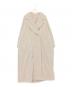 Snidel（スナイデル）の古着「シャギーコクーンコート ロングコート」｜ベージュ
