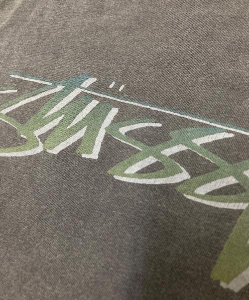 stussy（ステューシー）stussy (ステューシー) ロゴプリントTシャツ グレー サイズ:Mの古着・服飾アイテム