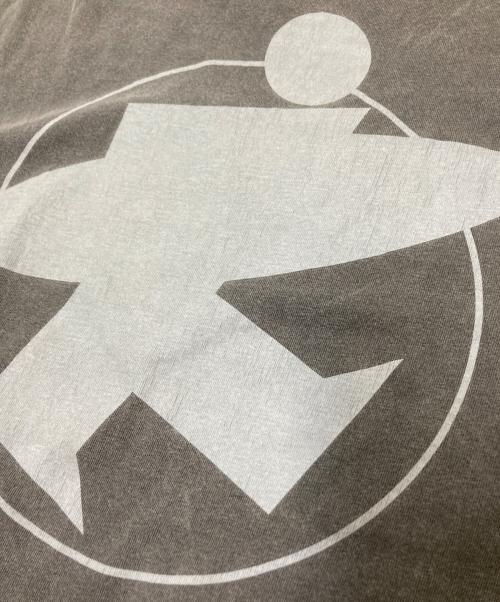 stussy（ステューシー）stussy (ステューシー) ロゴプリントTシャツ グレー サイズ:Mの古着・服飾アイテム