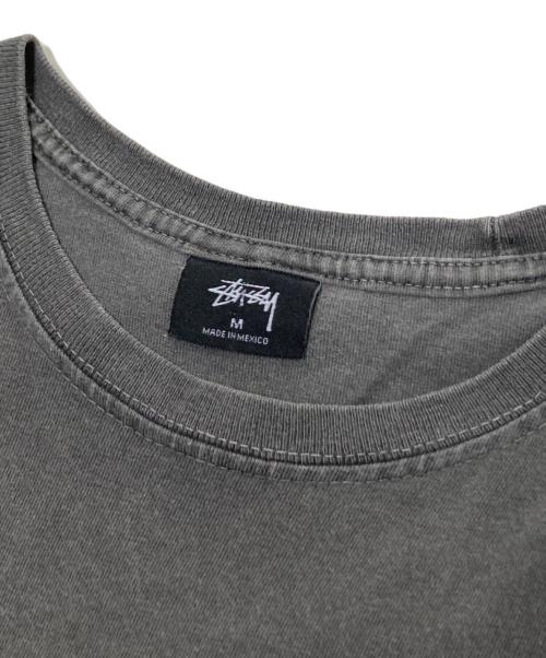stussy（ステューシー）stussy (ステューシー) ロゴプリントTシャツ グレー サイズ:Mの古着・服飾アイテム