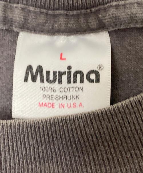 Murina（ムリナ）Murina (ムリナ) プリントTシャツ グレー サイズ:Lの古着・服飾アイテム