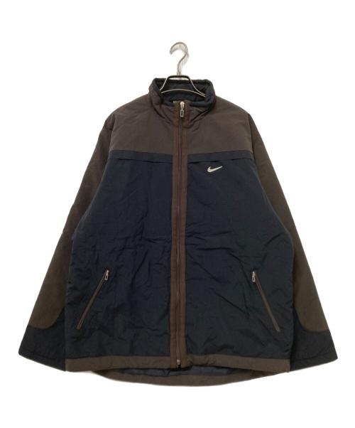 NIKE（ナイキ）NIKE (ナイキ) ナイロンジャケット ブラック×ブラウン サイズ:Lの古着・服飾アイテム