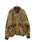 ARBERTアルバート）の古着「レザージャケット」｜ブラウン