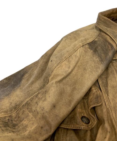 ARBERT（アルバート）ARBERT (アルバート) レザージャケット ブラウン サイズ:Sの古着・服飾アイテム