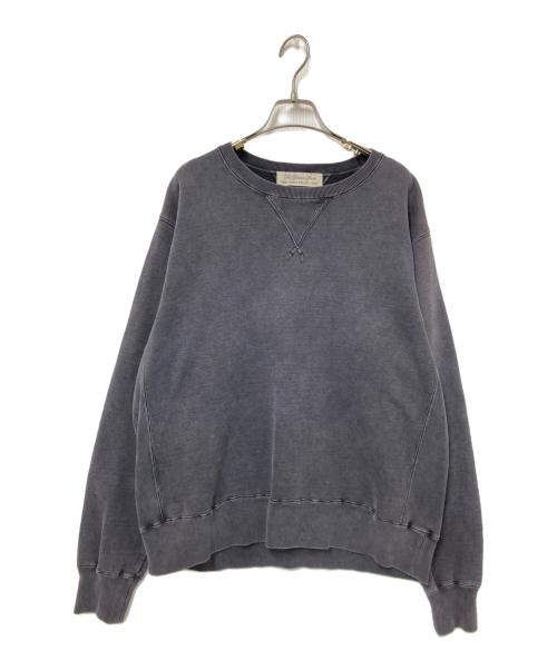 REMI RELIEF（レミレリーフ）REMI RELIEF (レミレリーフ) 両Vガゼット製品染めスウェット グレー サイズ:Lの古着・服飾アイテム