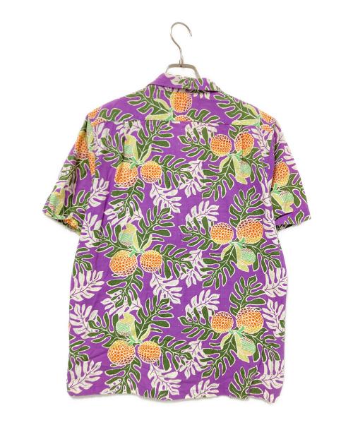 pataloha（パタロハ）pataloha (パタロハ) アロハシャツ パープル サイズ:Sの古着・服飾アイテム
