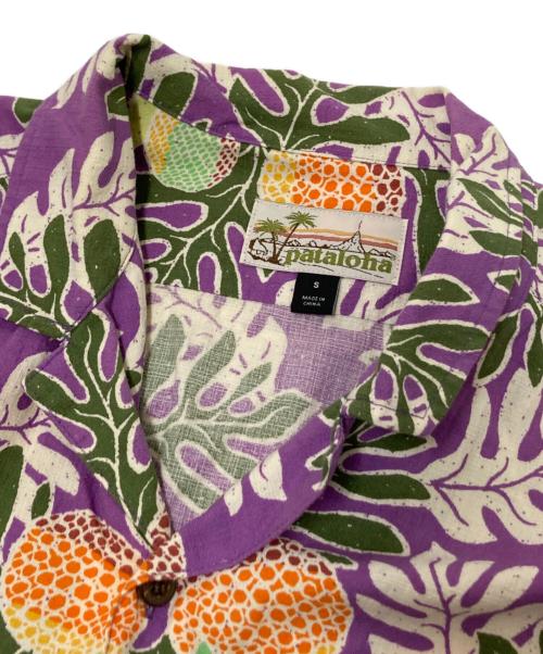 pataloha（パタロハ）pataloha (パタロハ) アロハシャツ パープル サイズ:Sの古着・服飾アイテム