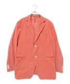 ZEGNAゼニア）の古着「コーデュロイ2Bジャケット」｜ピンク