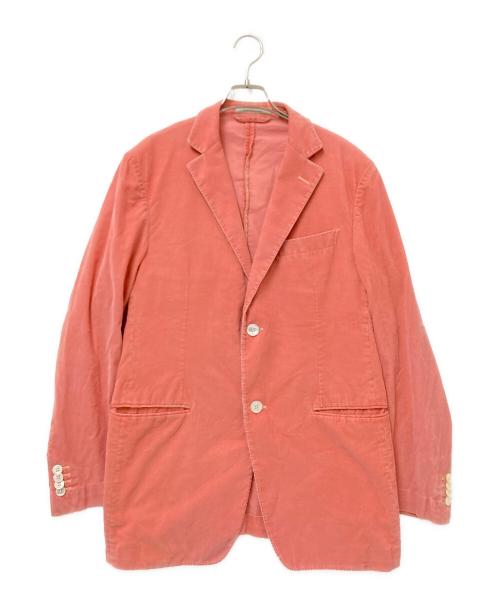 ZEGNA（ゼニア）ZEGNA (ゼニア) コーデュロイ2Bジャケット ピンク サイズ:48Cの古着・服飾アイテム