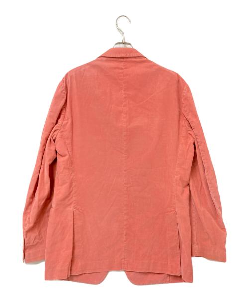 ZEGNA（ゼニア）ZEGNA (ゼニア) コーデュロイ2Bジャケット ピンク サイズ:48Cの古着・服飾アイテム