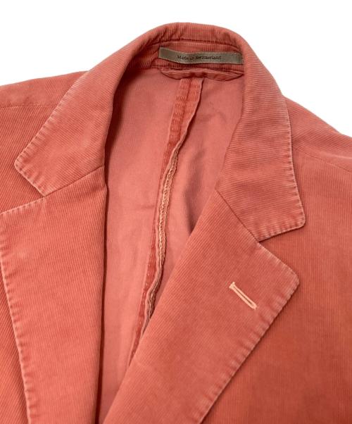 ZEGNA（ゼニア）ZEGNA (ゼニア) コーデュロイ2Bジャケット ピンク サイズ:48Cの古着・服飾アイテム