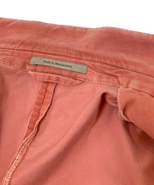 ZEGNA（ゼニア）ZEGNA (ゼニア) コーデュロイ2Bジャケット ピンク サイズ:48Cの古着・服飾アイテム