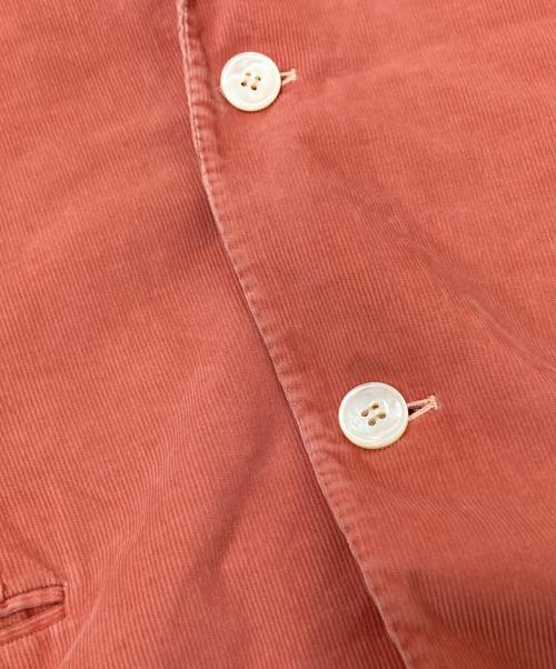 ZEGNA（ゼニア）ZEGNA (ゼニア) コーデュロイ2Bジャケット ピンク サイズ:48Cの古着・服飾アイテム