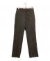 INCOTEX（インコテックス）の古着「ウールセンタープレスパンツ」｜ブラウン
