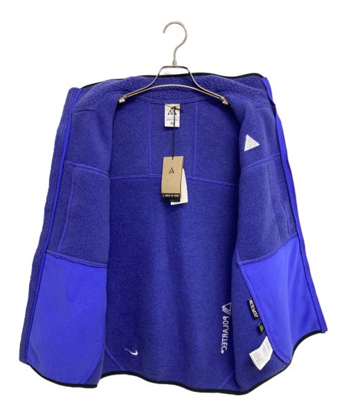 NIKE ACG（ナイキエーシージー）NIKE ACG (ナイキエーシージー) フリースベスト パープル×ブラック サイズ:S 未使用品の古着・服飾アイテム