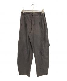san san gear（サンサンギア）の古着「Wide Snap Pants」｜グレー