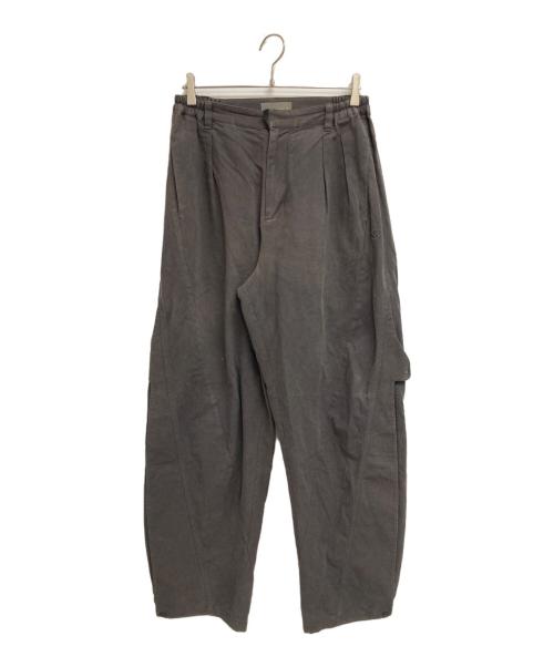 san san gear（サンサンギア）san san gear (サンサンギア) Wide Snap Pants グレー サイズ:2の古着・服飾アイテム