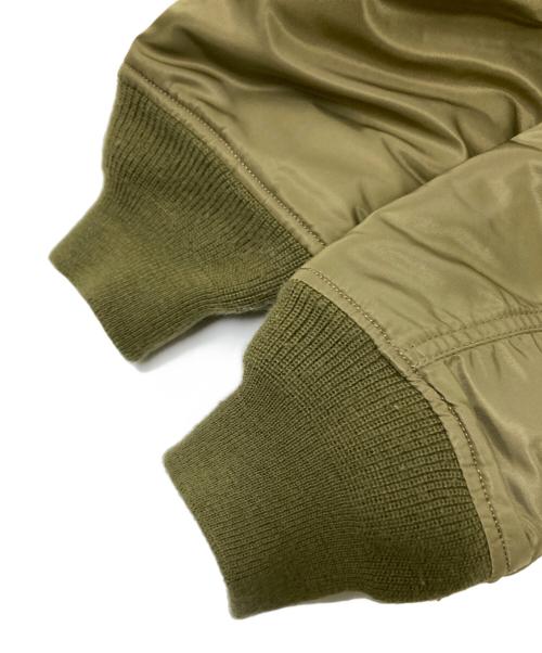 ALPHA（アルファ）ALPHA (アルファ) フライトジャケット オリーブ サイズ:Lの古着・服飾アイテム