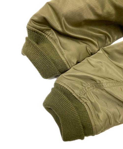 ALPHA（アルファ）ALPHA (アルファ) フライトジャケット オリーブ サイズ:Lの古着・服飾アイテム