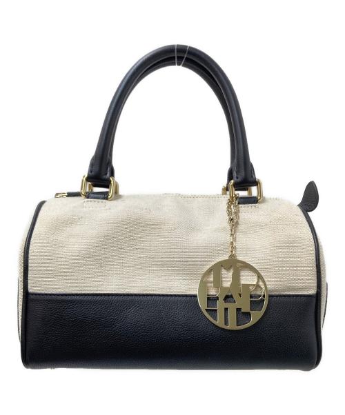 MORABITO（モラビト）MORABITO (モラビト) バレルハンドバッグ ベージュ×ブラック サイズ:下記参照の古着・服飾アイテム