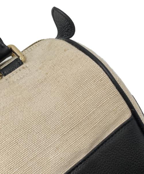 MORABITO（モラビト）MORABITO (モラビト) バレルハンドバッグ ベージュ×ブラック サイズ:下記参照の古着・服飾アイテム