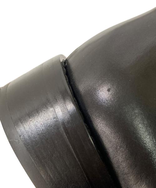 STACCATO（スタッカート）STACCATO (スタッカート) パールボタンレースアップブーツ ブラック サイズ:22.5㎝の古着・服飾アイテム