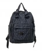 Marc by Marc Jacobsマークバイマークジェイコブス）の古着「キルティングリュック」｜ブラック