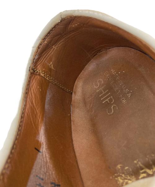 Alden（オールデン）Alden (オールデン) レースアップシューズ ベージュ サイズ:6 1/2の古着・服飾アイテム