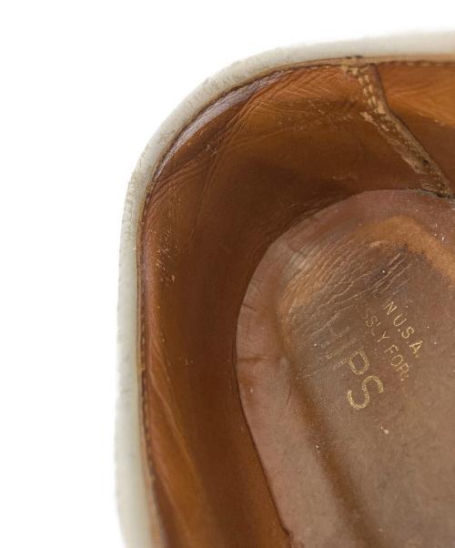 Alden（オールデン）Alden (オールデン) レースアップシューズ ベージュ サイズ:6 1/2の古着・服飾アイテム