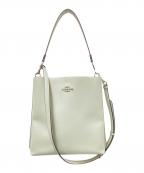 COACHコーチ）の古着「モリー バケット バッグ」｜ホワイト