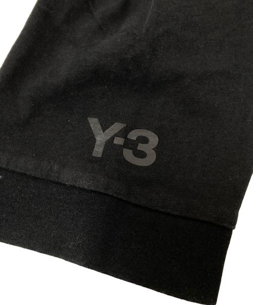 Y-3（ワイスリー）Y-3 (ワイスリー) ラグランカットソー ホワイト×ブラック サイズ:Mの古着・服飾アイテム